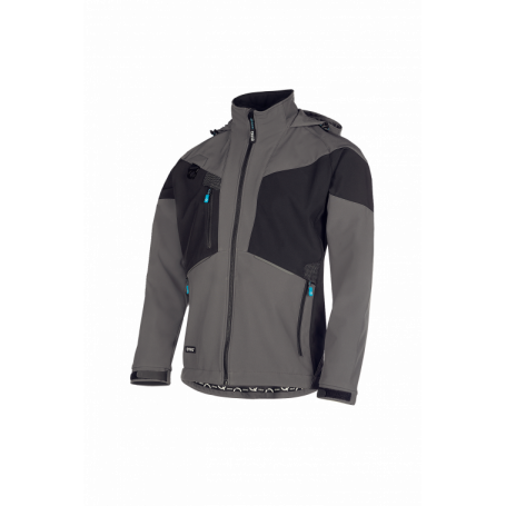 SYNQ® Softshell 3 Couches : Veste de Travail Imperméable, Respirante et Recyclée