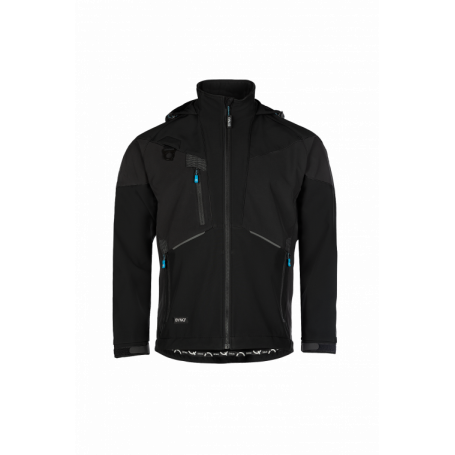 SYNQ® Softshell 3 Couches : Veste de Travail Imperméable, Respirante et Recyclée