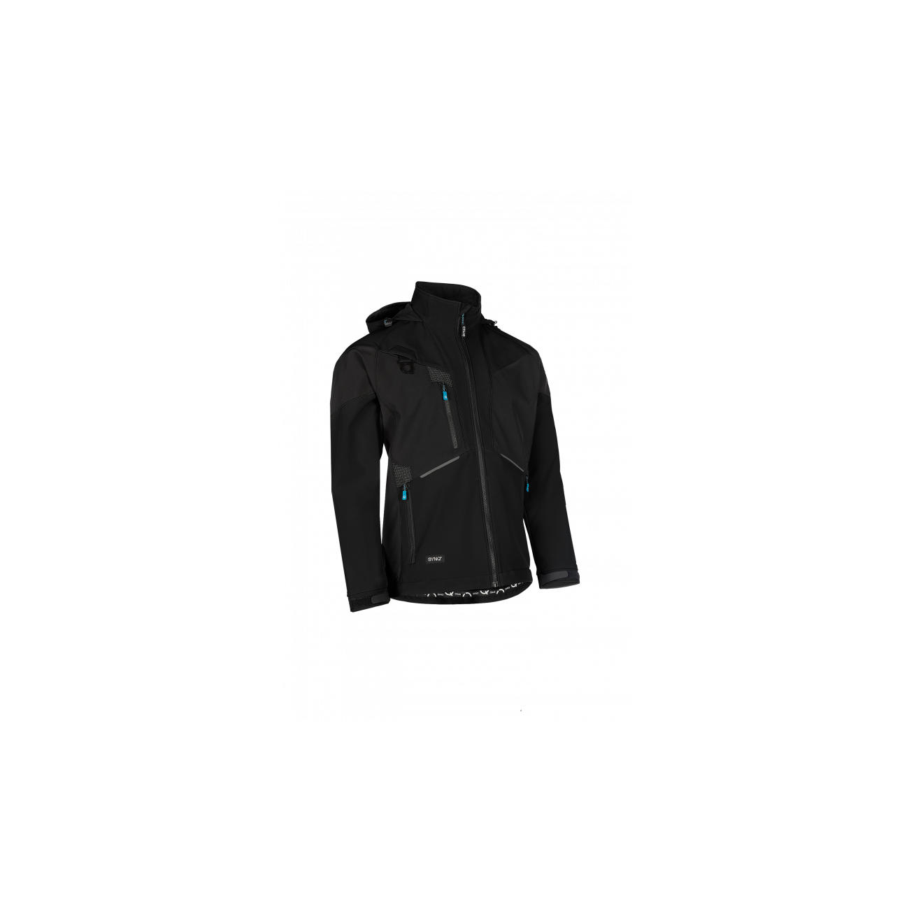 SYNQ® Softshell 3 Couches : Veste de Travail Imperméable, Respirante et Recyclée