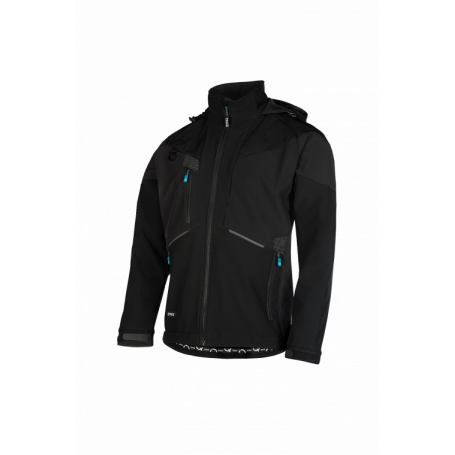 SYNQ® Softshell 3 Couches : Veste de Travail Imperméable, Respirante et Recyclée