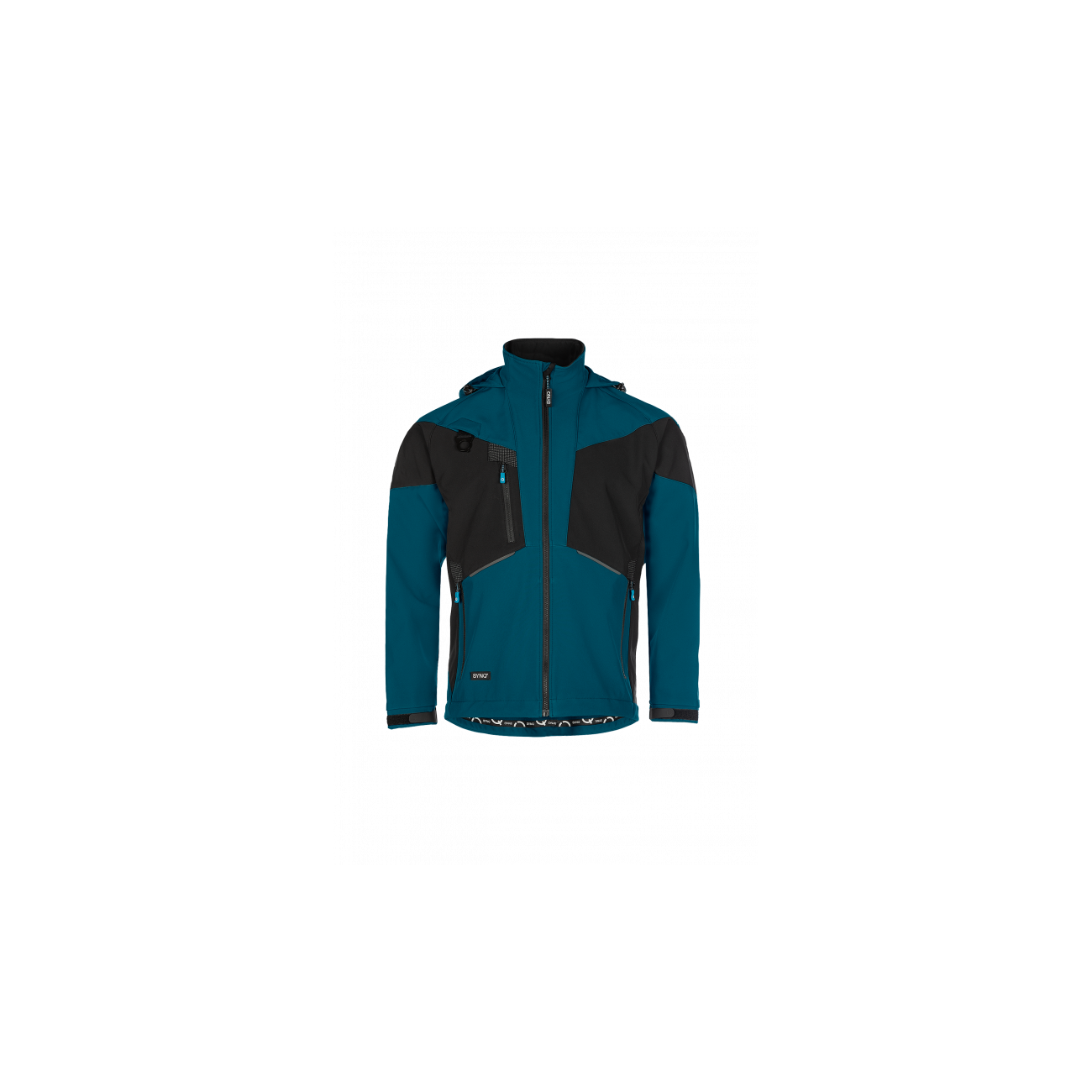 SYNQ® Softshell 3 Couches : Veste de Travail Imperméable, Respirante et Recyclée