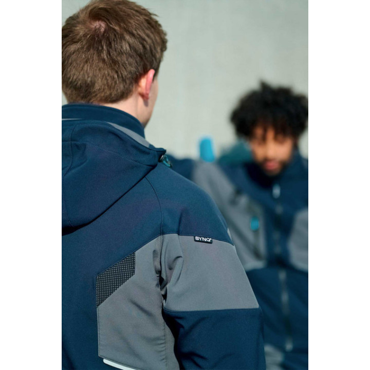 Veste softshell de travail imperméable recyclée SYNQ®
