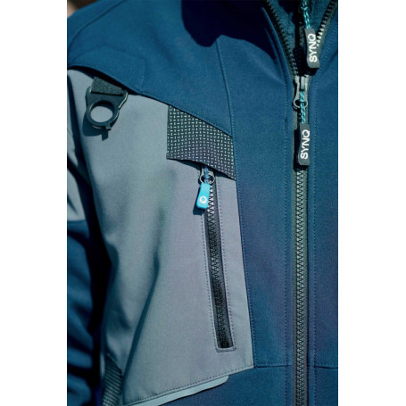 SYNQ® Softshell 3 Couches : Veste de Travail Imperméable, Respirante et Recyclée