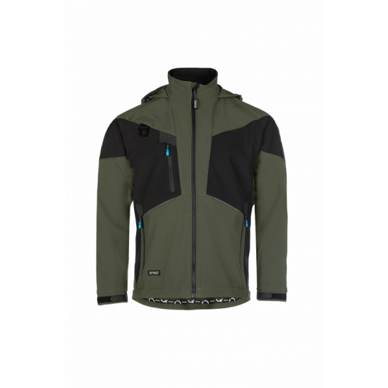 SYNQ® Softshell 3 Couches : Veste de Travail Imperméable, Respirante et Recyclée