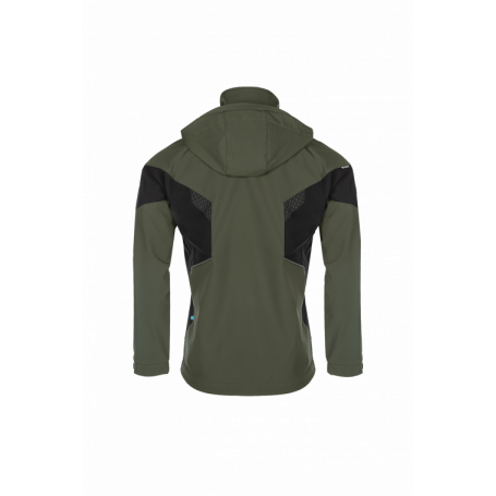 SYNQ® Softshell 3 Couches : Veste de Travail Imperméable, Respirante et Recyclée