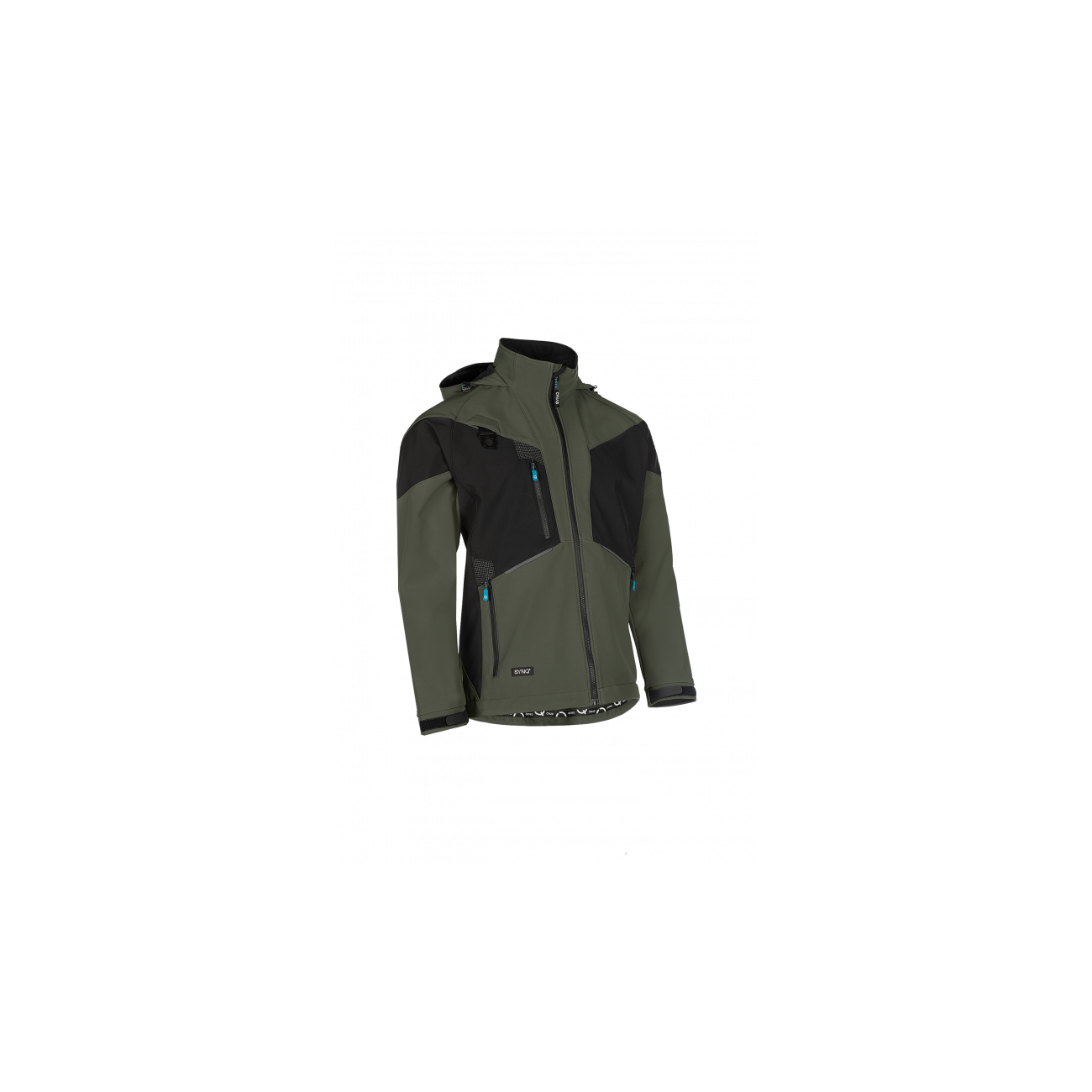 SYNQ® Softshell 3 Couches : Veste de Travail Imperméable, Respirante et Recyclée