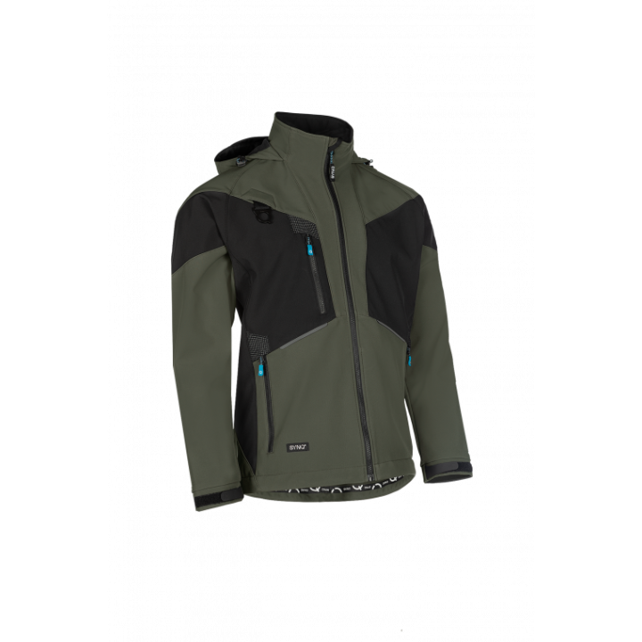 Veste softshell de travail imperméable recyclée SYNQ®