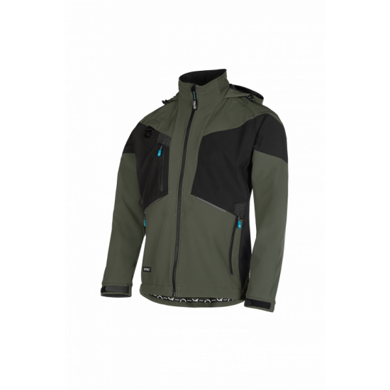 SYNQ® Softshell 3 Couches : Veste de Travail Imperméable, Respirante et Recyclée