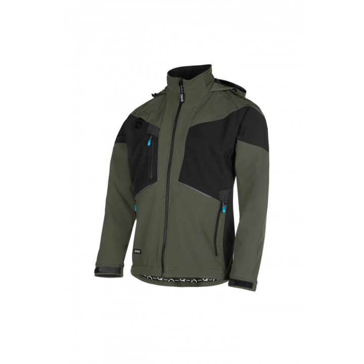 Veste softshell de travail imperméable recyclée SYNQ®