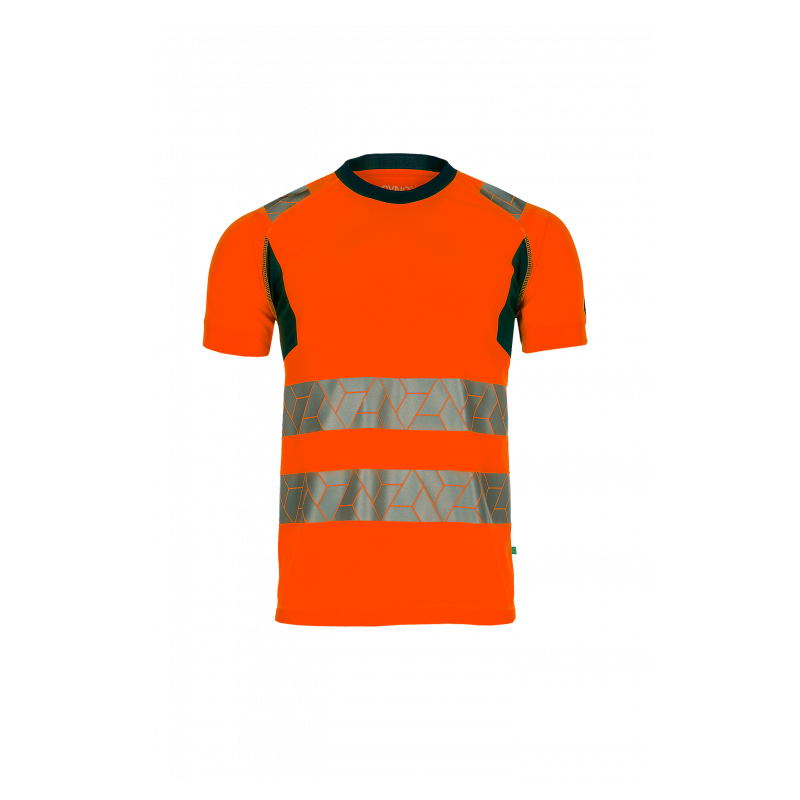 SYNQ® Risingstar : T-shirt Haute Visibilité Réfléchissant, Léger et Extensible en Tissu Recyclé