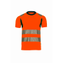 SYNQ® Risingstar : T-shirt Haute Visibilité Réfléchissant, Léger et Extensible en Tissu Recyclé