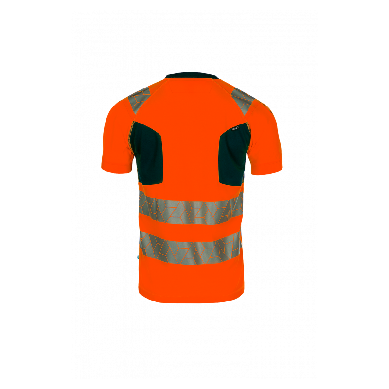 SYNQ® Risingstar : T-shirt Haute Visibilité Réfléchissant, Léger et Extensible en Tissu Recyclé