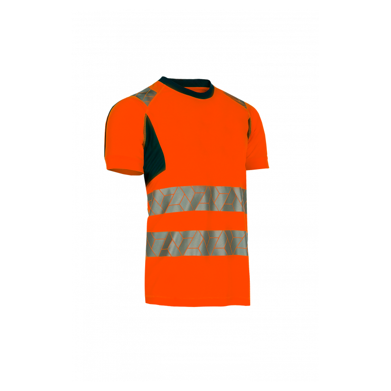 SYNQ® Risingstar : T-shirt Haute Visibilité Réfléchissant, Léger et Extensible en Tissu Recyclé