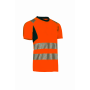 SYNQ® Risingstar : T-shirt Haute Visibilité Réfléchissant, Léger et Extensible en Tissu Recyclé