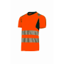 SYNQ® Risingstar : T-shirt Haute Visibilité Réfléchissant, Léger et Extensible en Tissu Recyclé