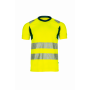 SYNQ® Risingstar : T-shirt Haute Visibilité Réfléchissant, Léger et Extensible en Tissu Recyclé