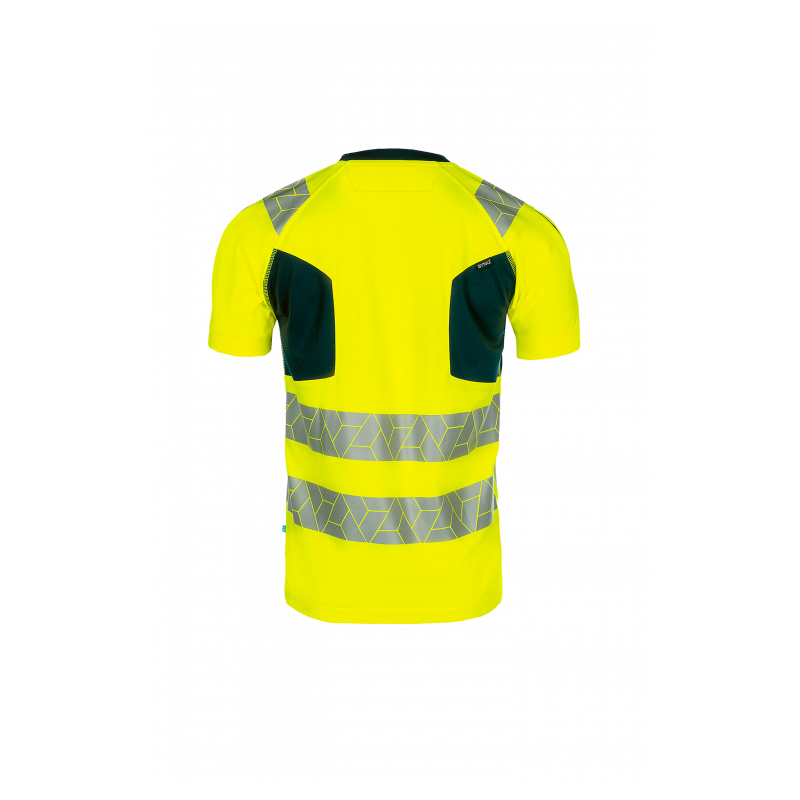 SYNQ® Risingstar : T-shirt Haute Visibilité Réfléchissant, Léger et Extensible en Tissu Recyclé