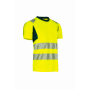 SYNQ® Risingstar : T-shirt Haute Visibilité Réfléchissant, Léger et Extensible en Tissu Recyclé