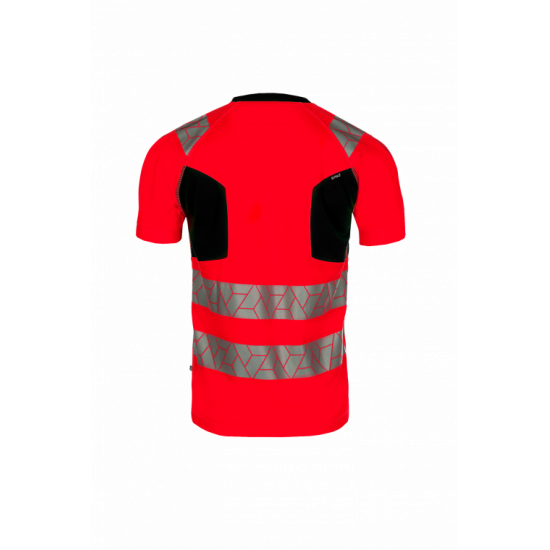 SYNQ® Risingstar : T-shirt Haute Visibilité Réfléchissant, Léger et Extensible en Tissu Recyclé