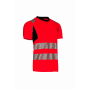 SYNQ® Risingstar : T-shirt Haute Visibilité Réfléchissant, Léger et Extensible en Tissu Recyclé