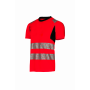 SYNQ® Risingstar : T-shirt Haute Visibilité Réfléchissant, Léger et Extensible en Tissu Recyclé