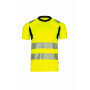 SYNQ® Risingstar : T-shirt Haute Visibilité Réfléchissant, Léger et Extensible en Tissu Recyclé