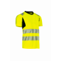 SYNQ® Risingstar : T-shirt Haute Visibilité Réfléchissant, Léger et Extensible en Tissu Recyclé