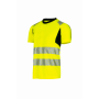 SYNQ® Risingstar : T-shirt Haute Visibilité Réfléchissant, Léger et Extensible en Tissu Recyclé
