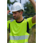 SYNQ® Risingstar : T-shirt Haute Visibilité Réfléchissant, Léger et Extensible en Tissu Recyclé