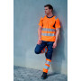 SYNQ® Risingstar : T-shirt Haute Visibilité Réfléchissant, Léger et Extensible en Tissu Recyclé