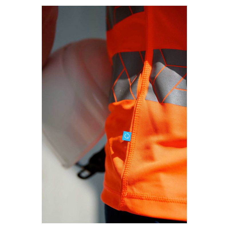 SYNQ® Risingstar : T-shirt Haute Visibilité Réfléchissant, Léger et Extensible en Tissu Recyclé