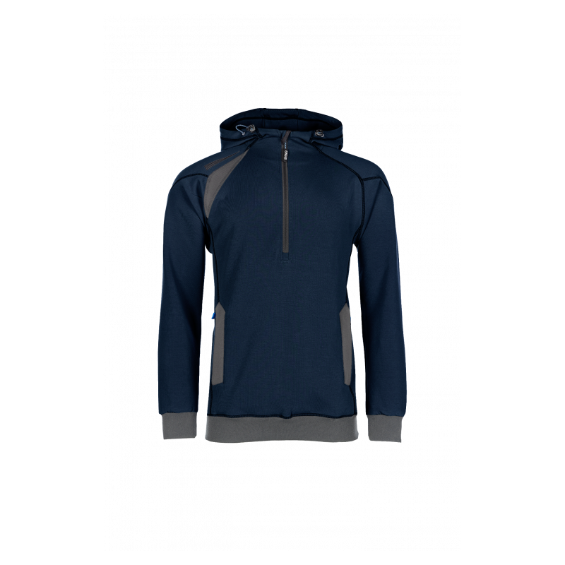 SYNQ® Hoodie : Sweat de Travail à Capuche, Zippé, Confortable et au Design Moderne