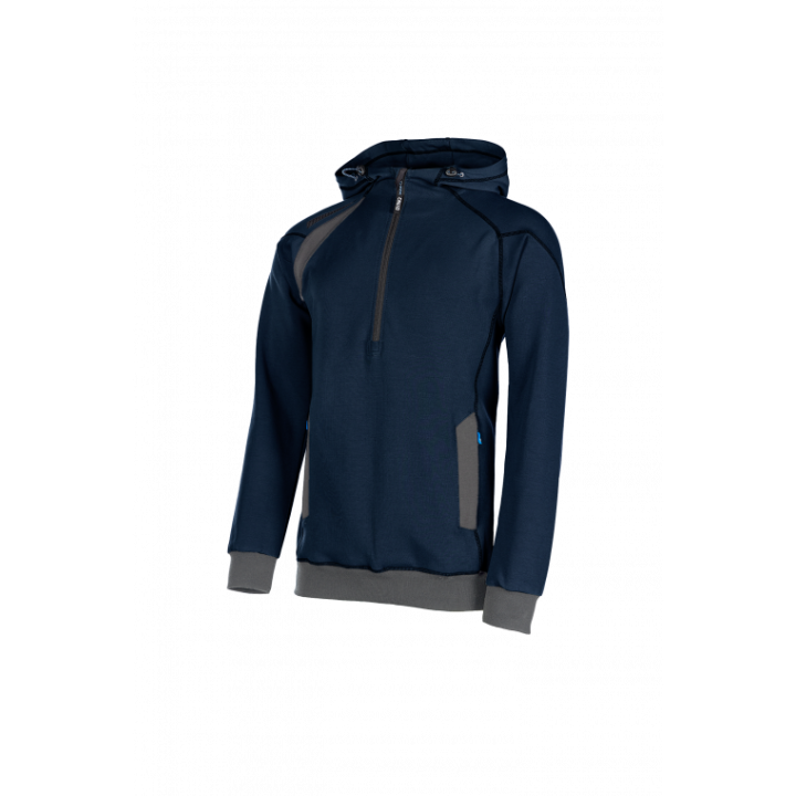 SYNQ Hoodie sweat de travail à capuche zippé pro Sioen