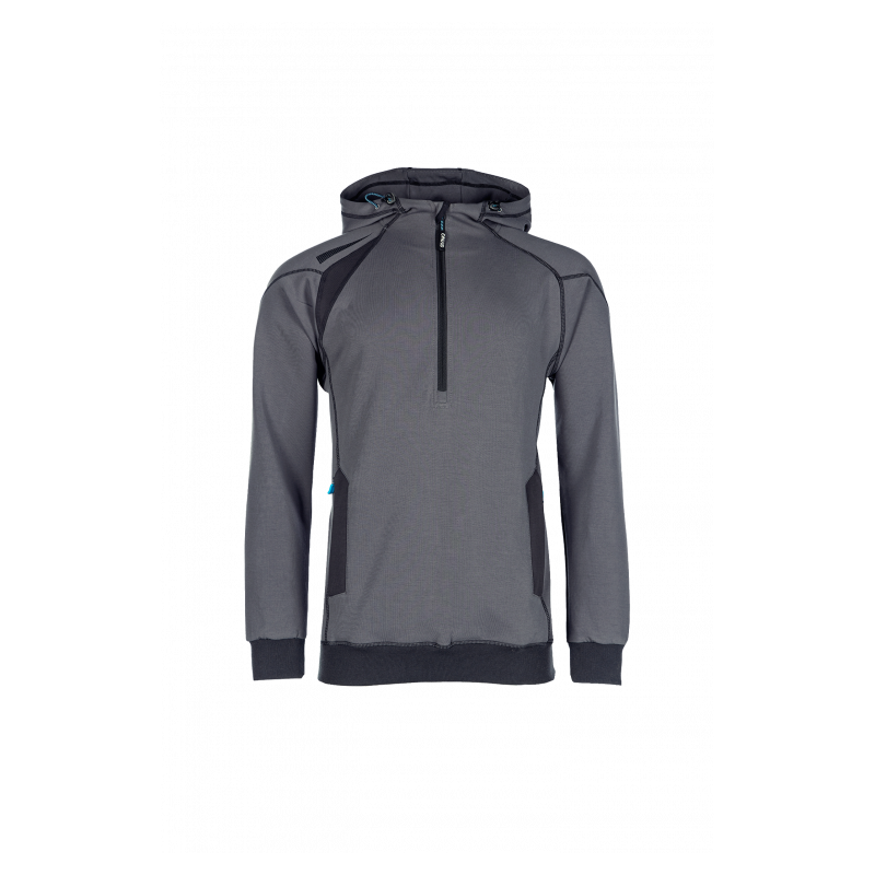 SYNQ® Hoodie : Sweat de Travail à Capuche, Zippé, Confortable et au Design Moderne