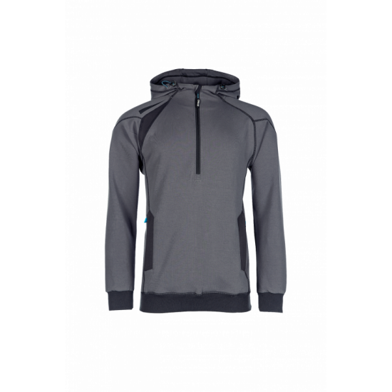 SYNQ® Hoodie : Sweat de Travail à Capuche, Zippé, Confortable et au Design Moderne