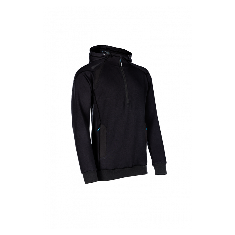 SYNQ® Hoodie : Sweat de Travail à Capuche, Zippé, Confortable et au Design Moderne