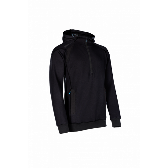 SYNQ® Hoodie : Sweat de Travail à Capuche, Zippé, Confortable et au Design Moderne