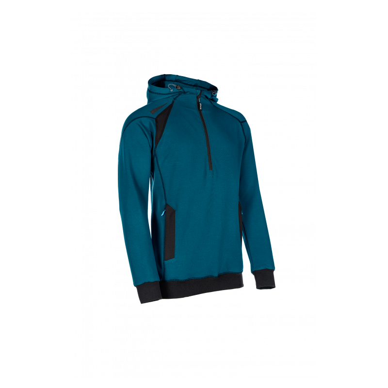 SYNQ® Hoodie : Sweat de Travail à Capuche, Zippé, Confortable et au Design Moderne