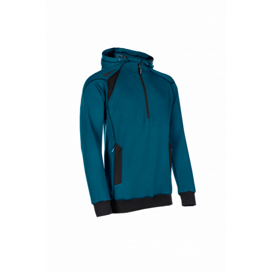 SYNQ® Hoodie : Sweat de Travail à Capuche, Zippé, Confortable et au Design Moderne