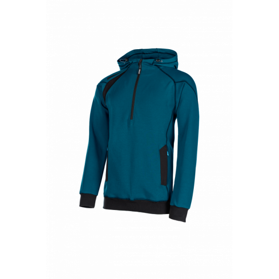 SYNQ® Hoodie : Sweat de Travail à Capuche, Zippé, Confortable et au Design Moderne