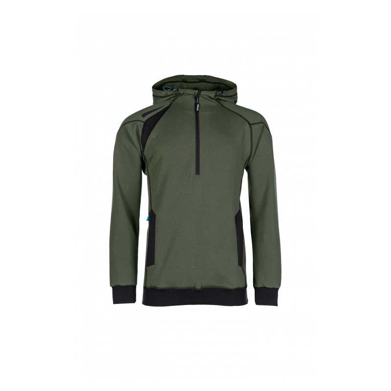 SYNQ® Hoodie : Sweat de Travail à Capuche, Zippé, Confortable et au Design Moderne
