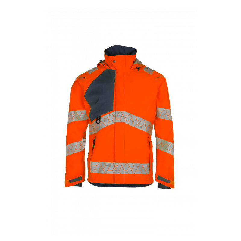 SYNQ® Projeqtor : Veste de Travail Imperméable Haute Visibilité, Légère et Résistante aux Intempéries