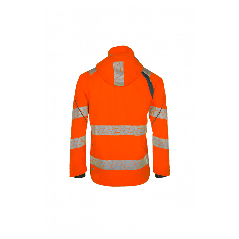 SYNQ® Projeqtor : Veste de Travail Imperméable Haute Visibilité, Légère et Résistante aux Intempéries