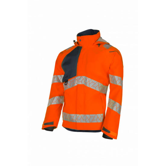 SYNQ® Projeqtor : Veste de Travail Imperméable Haute Visibilité, Légère et Résistante aux Intempéries