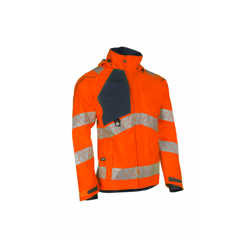 SYNQ® Projeqtor : Veste de Travail Imperméable Haute Visibilité, Légère et Résistante aux Intempéries