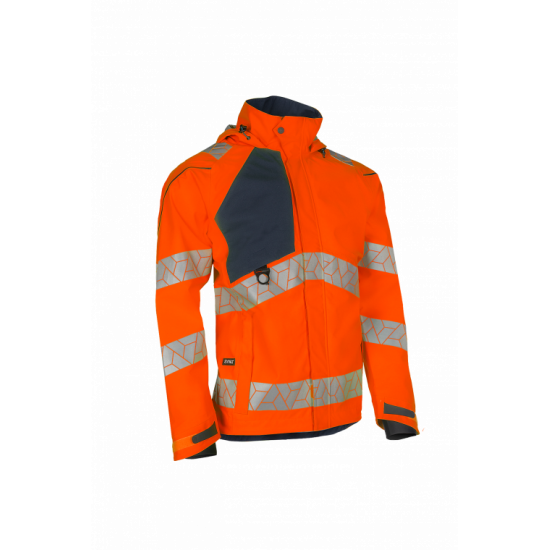 SYNQ® Projeqtor : Veste de Travail Imperméable Haute Visibilité, Légère et Résistante aux Intempéries