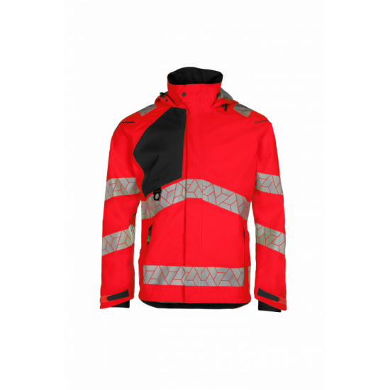 SYNQ® Projeqtor : Veste de Travail Imperméable Haute Visibilité, Légère et Résistante aux Intempéries