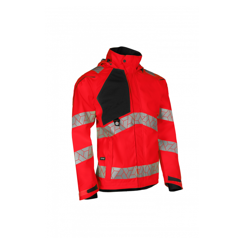 SYNQ® Projeqtor : Veste de Travail Imperméable Haute Visibilité, Légère et Résistante aux Intempéries