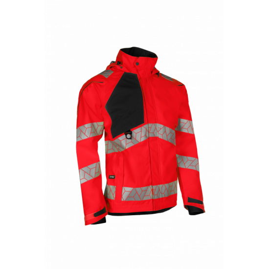 SYNQ® Projeqtor : Veste de Travail Imperméable Haute Visibilité, Légère et Résistante aux Intempéries