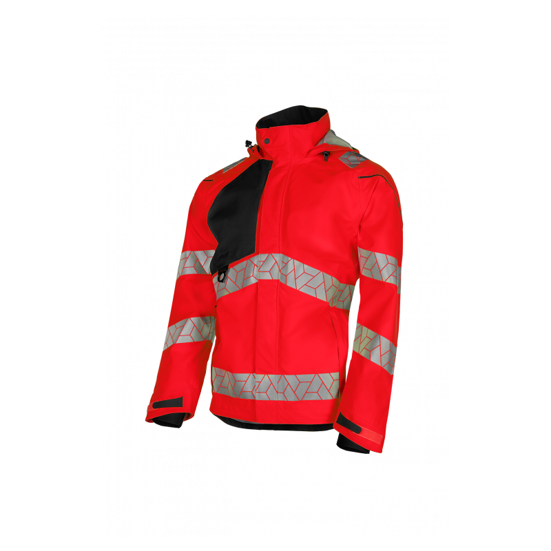 SYNQ® Projeqtor : Veste de Travail Imperméable Haute Visibilité, Légère et Résistante aux Intempéries
